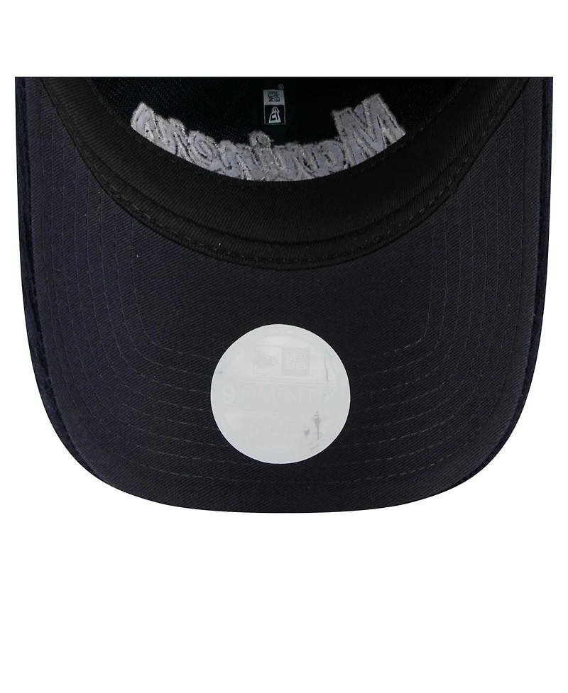 New Era Women's Navy Seattle Mariners Corduroy 9TWENTY Adjustable Hat