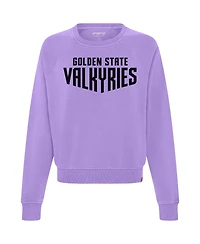 Sportiqe Women's Violet Golden State Valkyries Ashlyn Raglan Sweatshirt