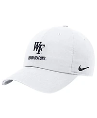 Nike Men's White Wake Forest Demon Deacons 2025 On-Field Club Adjustable Hat