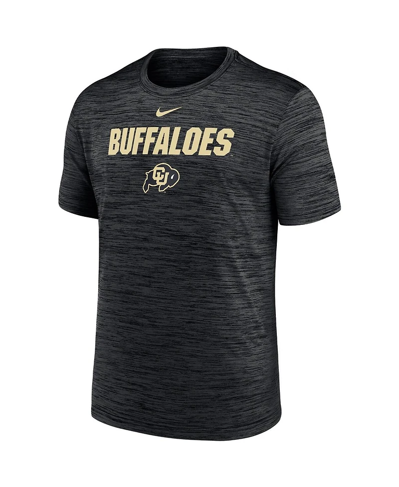 Nike Men's Black Colorado Buffaloes Velocity Performance T-Shirt