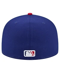 New Era Men's White/Red Kannapolis Cannon Ballers Authentic Collection 59FIFTY Fitted Hat