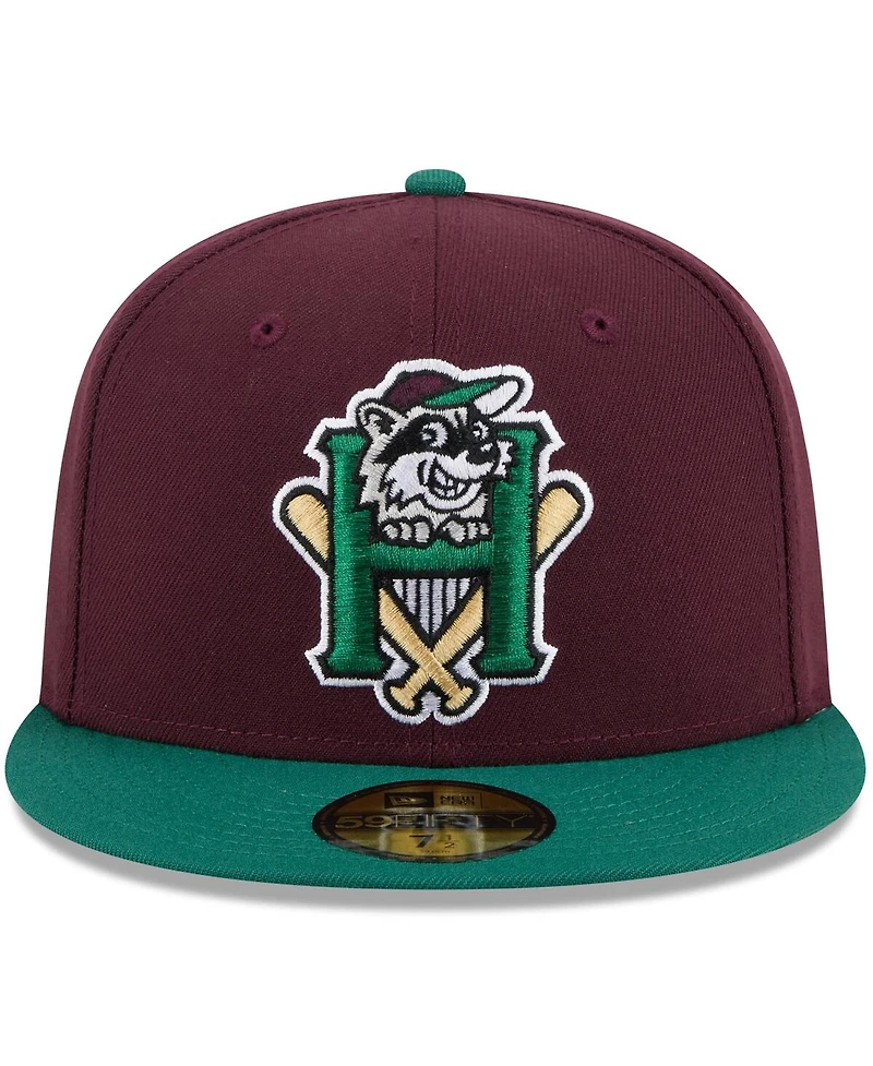 New Era Men's Maroon Hudson Valley Renegades Theme Nights 59FIFTY Fitted Hat