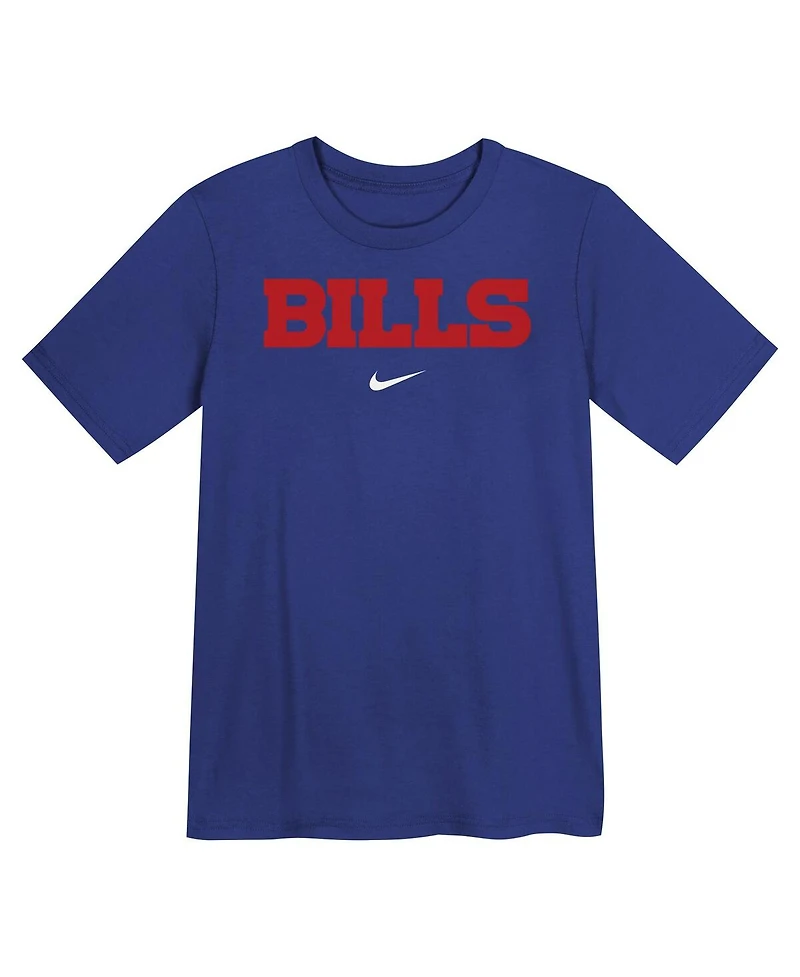Nike Preschool Royal Buffalo Bills Wordmark T-Shirt