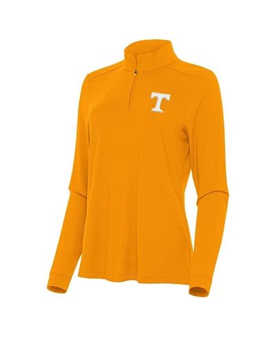 Antigua Women's Tennessee Orange Volunteers Intent Quarter-Zip Top