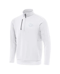 Antigua Men's White Kansas City Chiefs Generation Quarter-Zip Sweatshirt