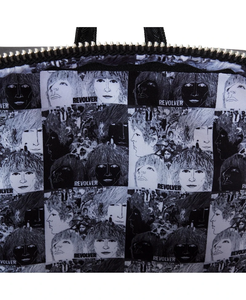 Loungefly The Beatles Revolver Album with Record Pouch Mini Backpack