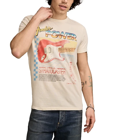 Lucky Brand Men's Fender Strat Power Graphic T-Shirt