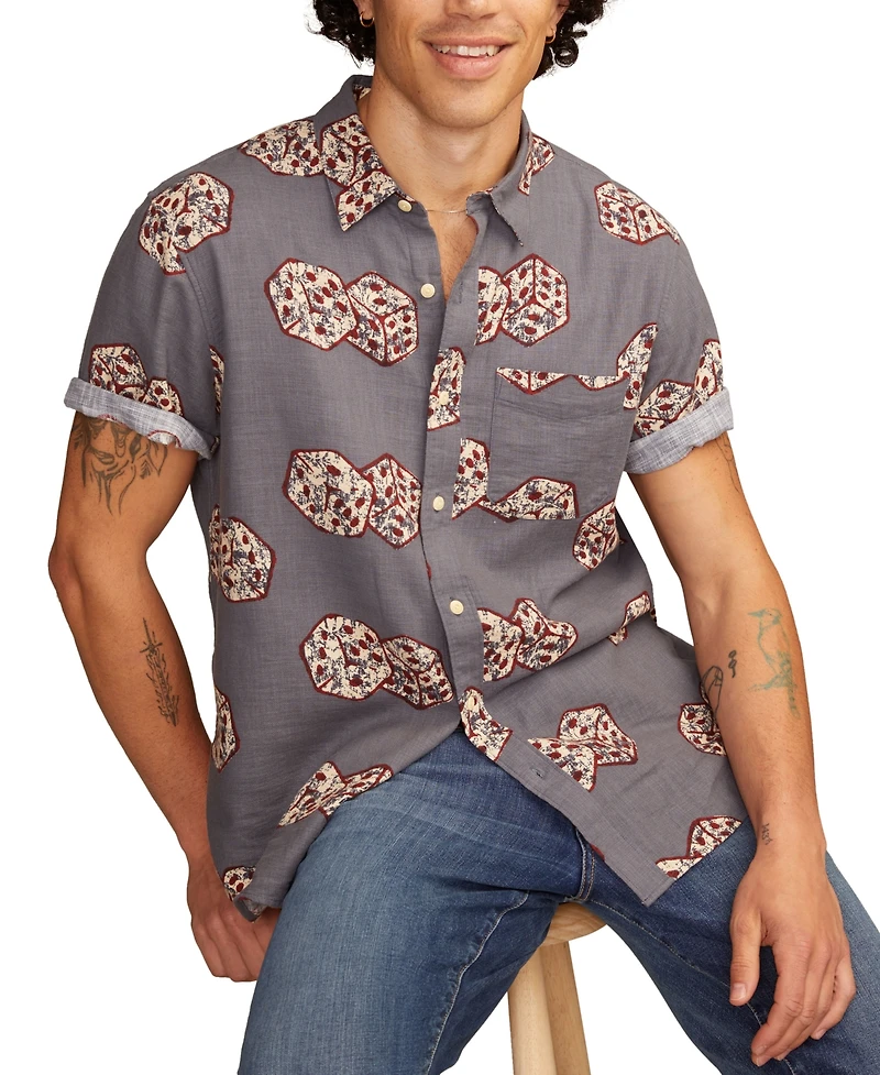 Lucky Brand Men's Dice Graphic Shirt