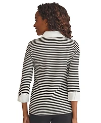 Jones New York Women's V-Neck Top