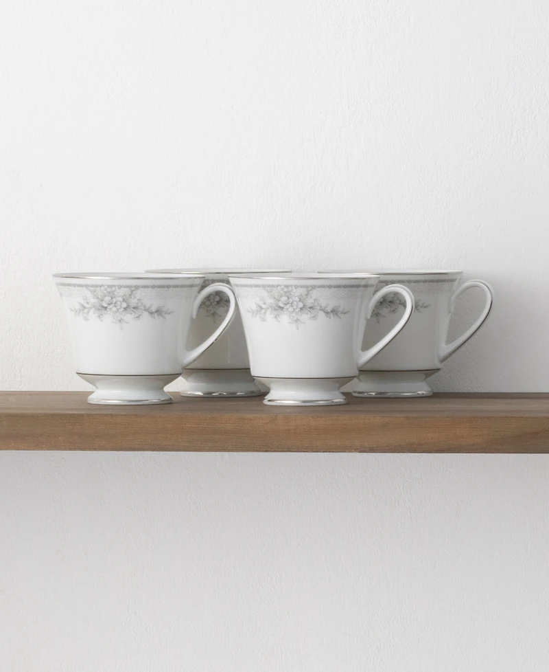Noritake Sweet Leilani Set of 4 Cups, Service For 4