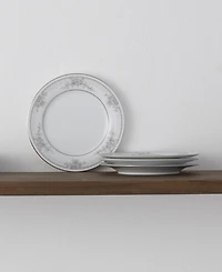Noritake Sweet Leilani Set of 4 Bread Butter and Appetizer Plates, Service For 4