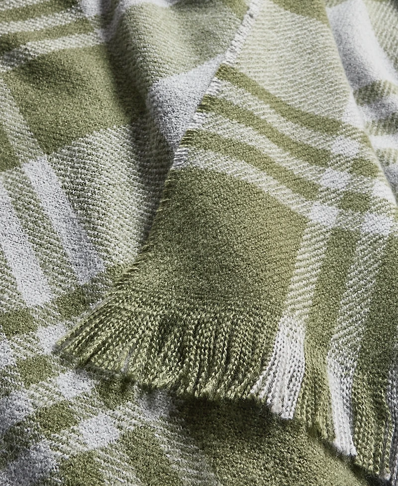 Arch Studio Cozy Plaid Throw, 50" x 60", Exclusively for Macy's