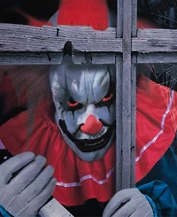 Northlight 47" Creepy Clown Scary Window Halloween Decoration