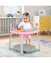 Costway 5-in-1 Baby Activity Center with Rotating Seat Removable Toys Lights & Music