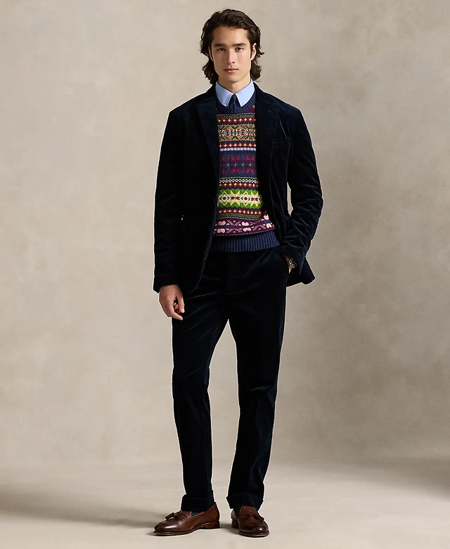 Macys Ralph Lauren Stretch Corduroy Jacket Men's Modern Stretch