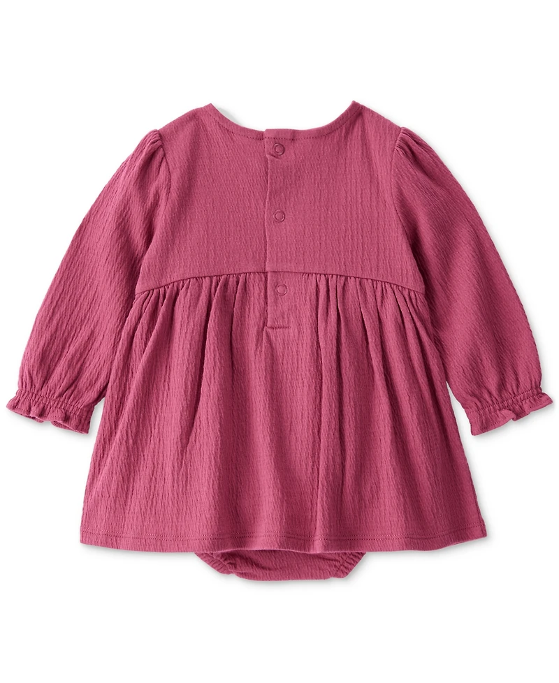 Carter's Baby Girls Embroidered Floral Bodysuit Dress