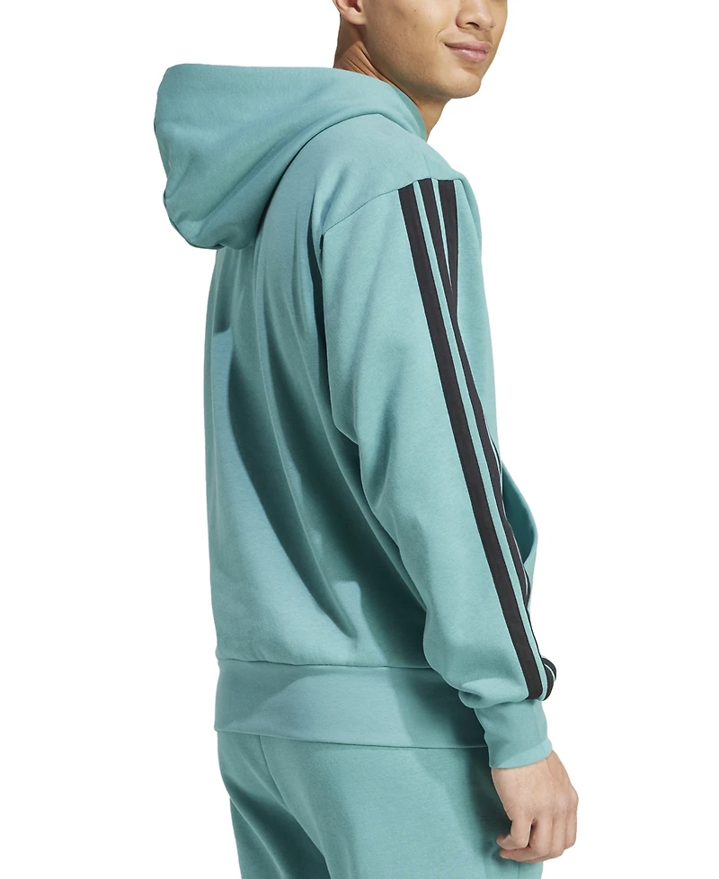 adidas Men's Essential Three Stripes Fleece Hoodie