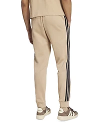 adidas Men's Essentials Regular-Fit 3-Stripes Fleece Joggers