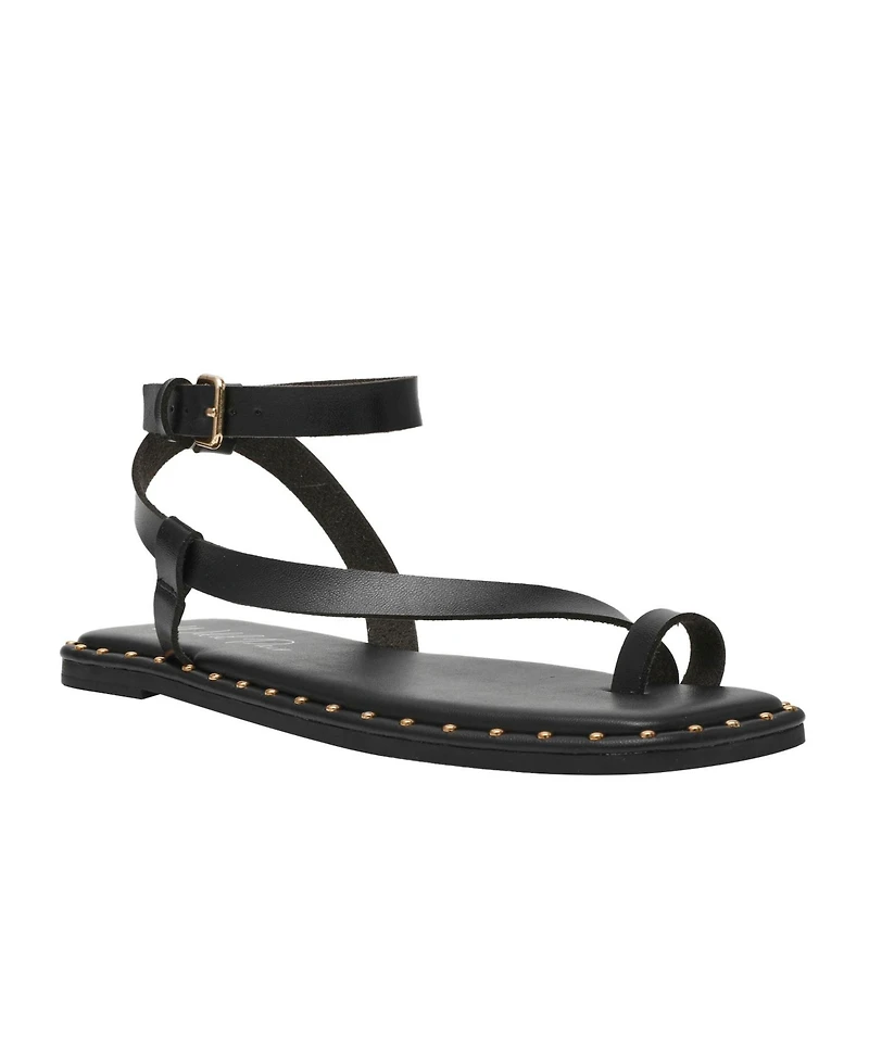 Wild Pair Women's Genessis Buckle Flat Sandals, Exclusively at Macy's