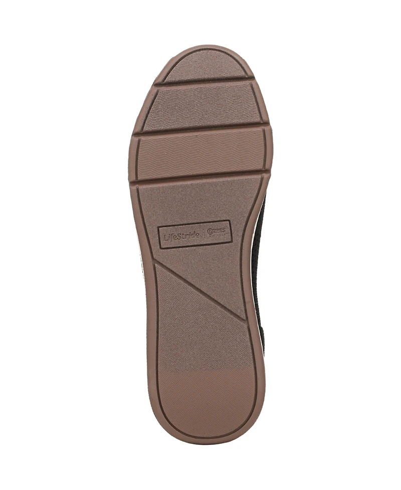 LifeStride Women's Respect Washable Round Toe Slip On Sneakers