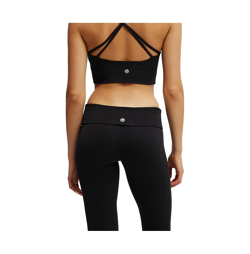 Cotton On Women's Active Ultra Soft Roll Over Flare