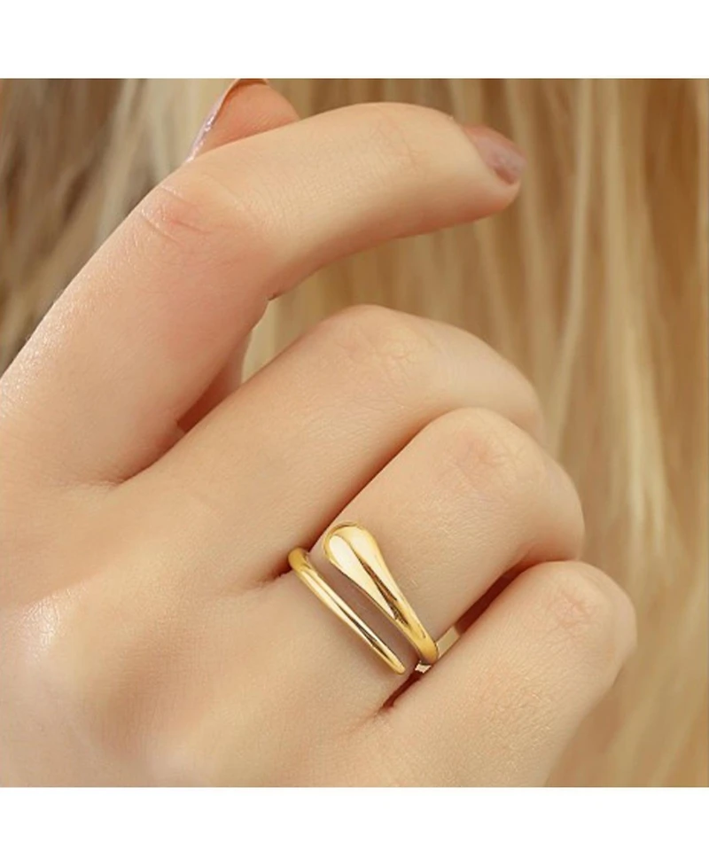 Spero London Signature Sterling Silver Stacking Snake Ring
