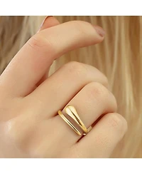 Spero London Signature Sterling Silver Stacking Snake Ring