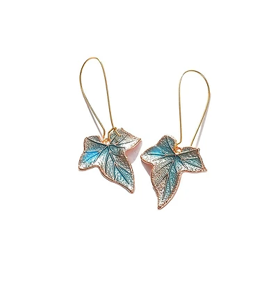 Sohi Women's Leaf Drop Earrings