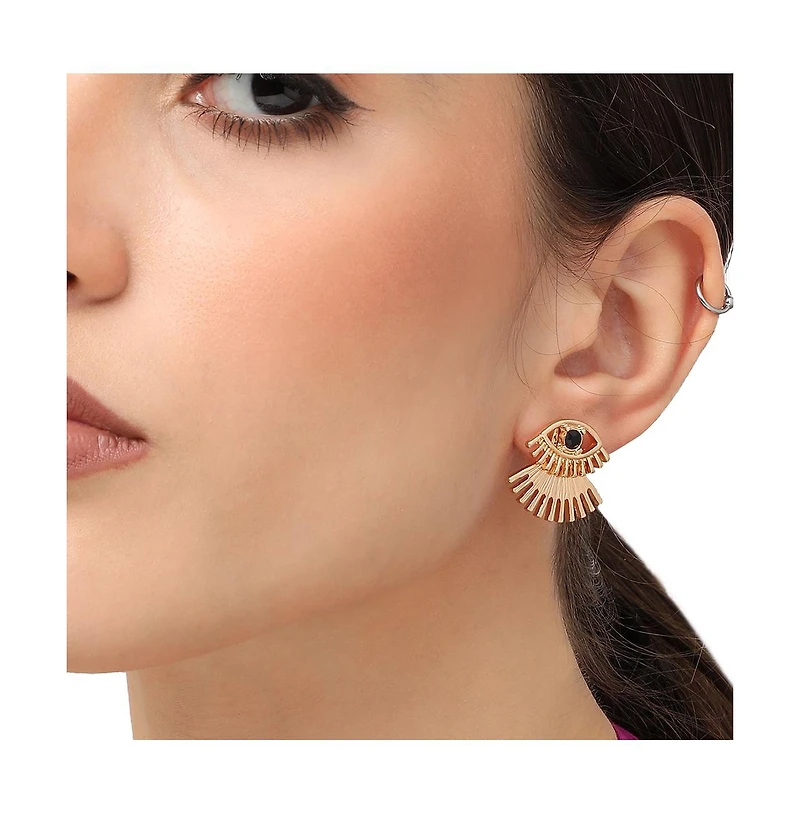 Sohi Women's Eye Stud Earrings