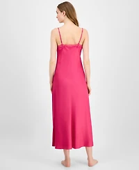 I.n.c. International Concepts Women's Lace-Trim Satin Nightgown