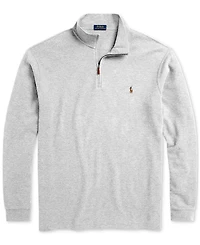 Polo Ralph Lauren Men's Big & Tall Estate-Rib Quarter-Zip Pullover Sweater