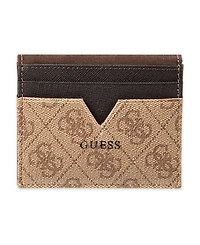 Guess Men's Rfid Quatro G Reversible Magnetic Card Case Wallet
