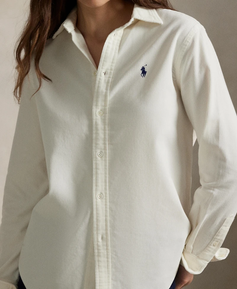 Polo Ralph Lauren Women's Classic-Fit Cotton Corduroy Shirt