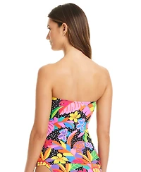 Bleu by Rod Beattie Women's Extra Bold Printed Bandini Top