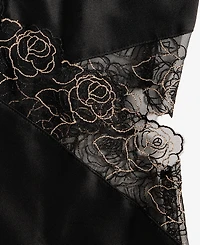 I.n.c International Concepts Women's Lace-Trim Satin Nightgown, Macy's Exclusive