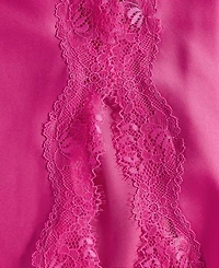 I.n.c. International Concepts Women's Lace-Trim Satin Nightgown