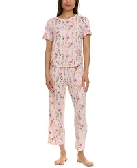Flora by Nikrooz Women's 2-Pc. Jody Floral Pajamas Set