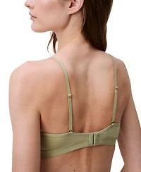 Calvin Klein Women's Form To Body Lightly Lined Triangle Bralette QF6758