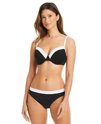Bleu By Rod Beattie Womens Im With The Band Bikini Top Hipster Bottoms