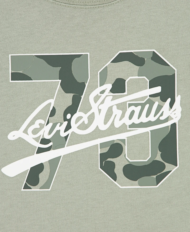 Levi's Little Boys 2-Piece Short Sleeve T-Shirt and Camo Shorts Set
