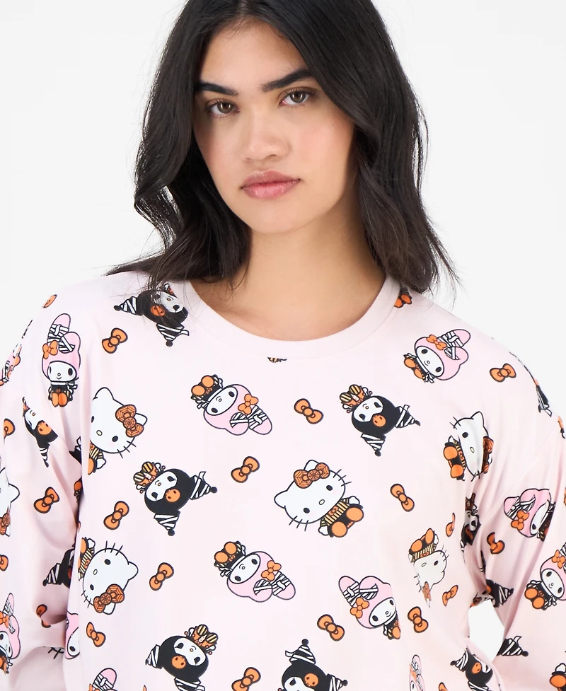 Love Tribe Juniors' My Melody Spooky Cuties Long Sleeve Shirt