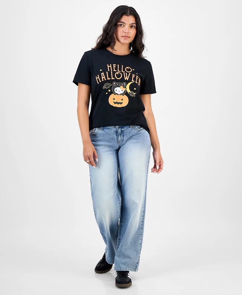 Love Tribe Juniors' Hello Kitty Halloween T-Shirt