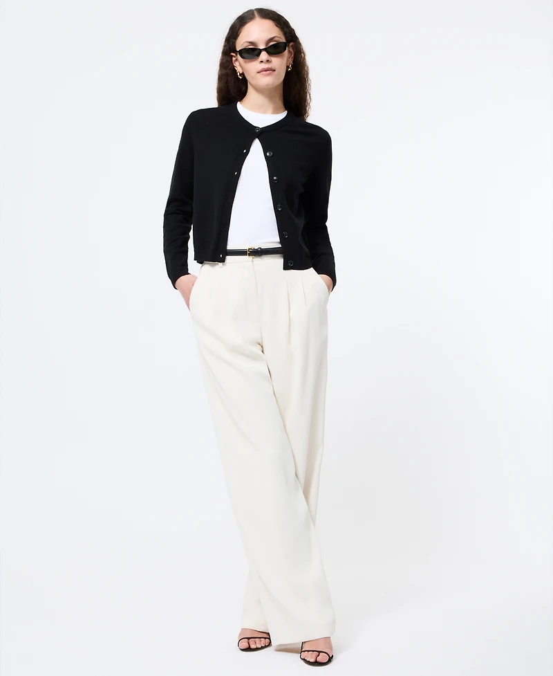 French Connection Women's Cosysoft Fitted Cardigan Sweater