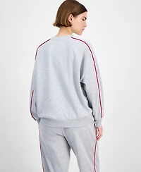 Rebellious One Juniors' Leopard New York Crewneck