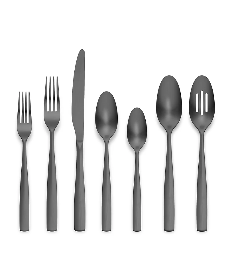 Ornative Kaede 42-Pc. Flatware Set with Wire Caddy, Service for 8