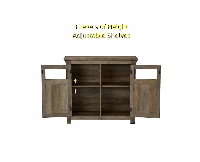 38" Cabinet with 2 Doors for Bathroom