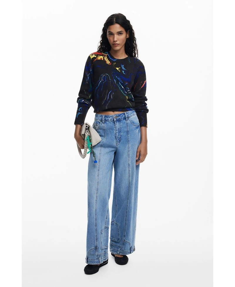 Desigual Women's Sweater designed by Mr. Christian Lacroix