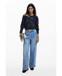 Desigual Women's Sweater designed by Mr. Christian Lacroix