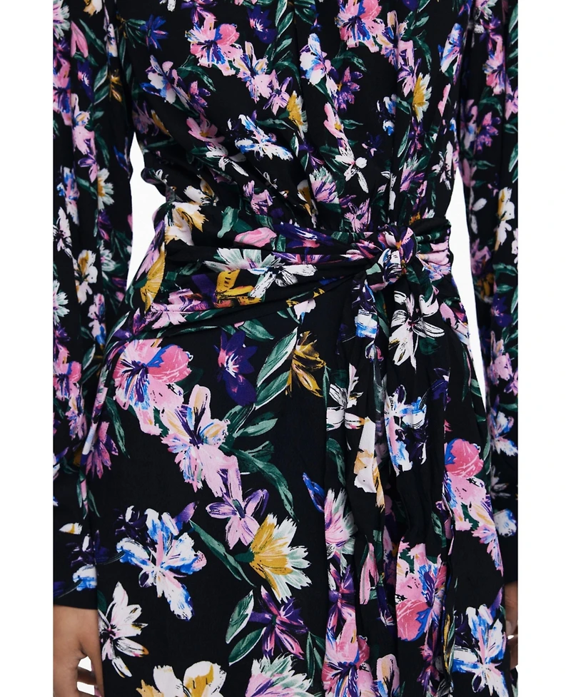 Desigual Women's Floral knot short dress