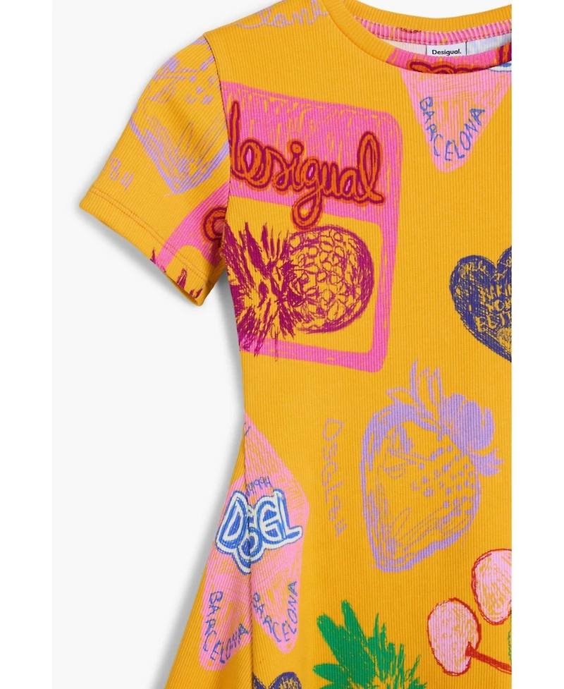 Desigual Girls Girls's Skater dress with prints